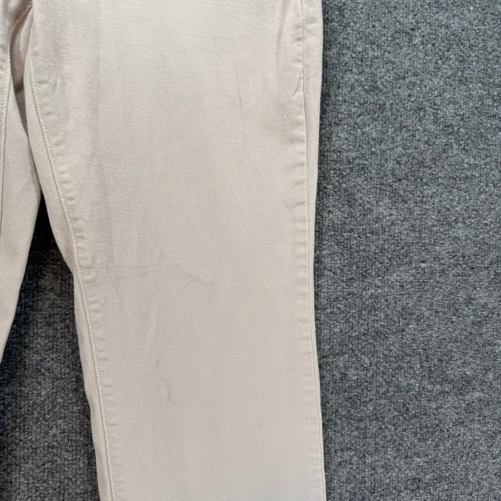 Levis 505 Pants Jeans Mens 32x32 Beige Tan Stretch Classic Denim Pants Casual